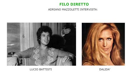 Lucio Battisti E Dalidà Intervista Rara Del 1969 Youtube