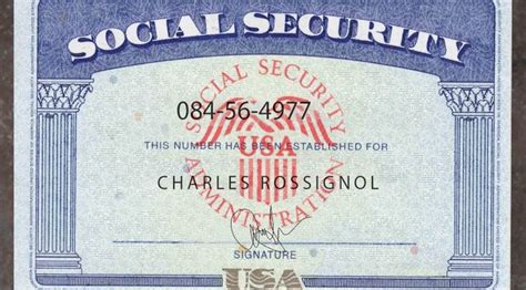 Social Security Card Template Download