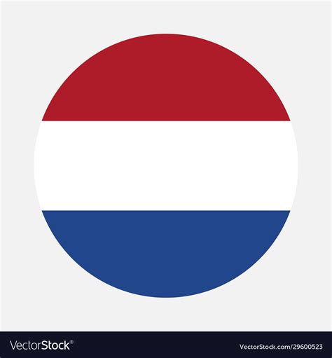 Netherlands Flag The Netherlands Flag Badge High Resolution Stock