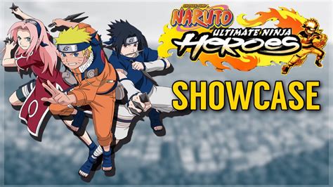 Naruto Ultimate Ninja Heroes Psp Gameplay Showcase Heroes Mode