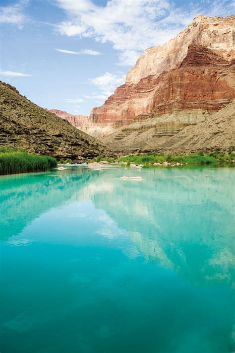 Turquoise Waters At The Mouth Of The Little Colorado River Adventure