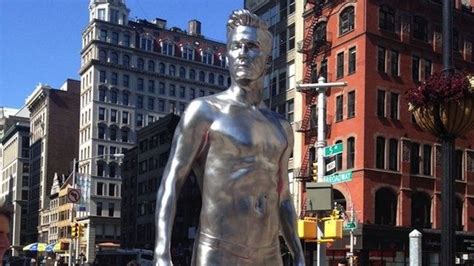 What S This Half Naked David Beckham Statue Doing Infront Of The 5th Ave Apple Store Cult Of Mac