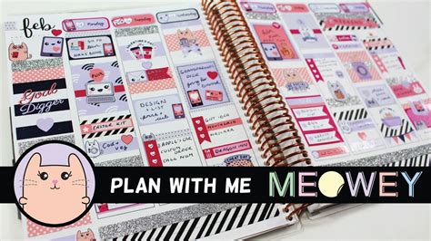 Meowey Plan With Me Girl Boss Weekly Kit Planner Girl Boss My Girl