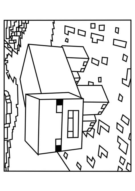 A Minecraft Pig Coloring Page Coloring Pages To Print Printable