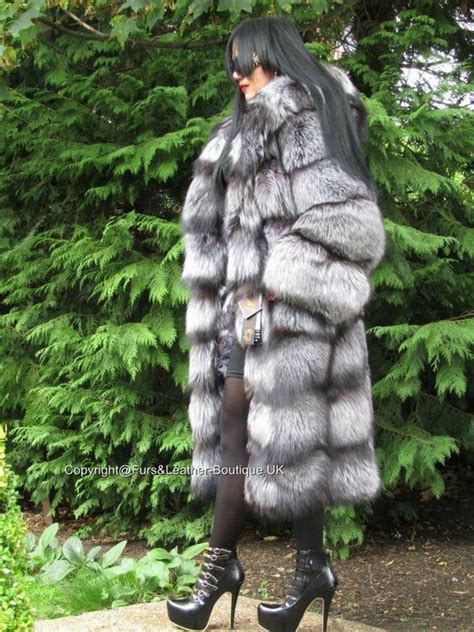 silver fox fur coat fox fur coat silver fox furs pretty saga hood pinterest nice jackets
