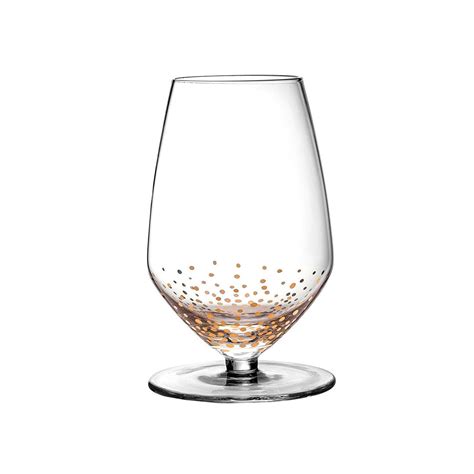 Contemporary And Elegant Gold Luster Stemware From Fitz And Floyd Will