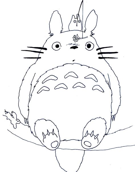 77 Totoro Coloring Pages Free Heartof Cotton Candy