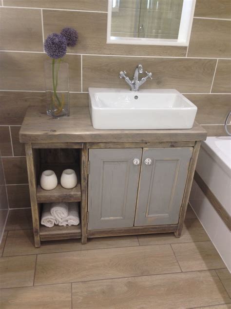 Ceramic and wood furniture, bathroom fixtures and bath accessories. Edinburgh- bespoke bathroom cupboard | Reclaimed wood ...