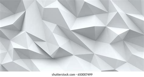 White Background Abstract Triangle Texture Low Stock Illustration