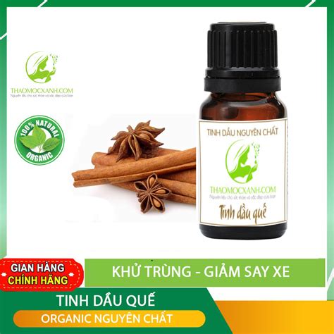 Tinh Dầu Quế Thảo Mộc Xanh Nguyên Chất Thiên Nhiên 100