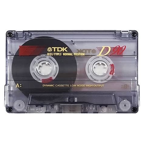 Tdk D90 1995 97 Ferric Blank Audio Cassette Tapes Retro Style Media