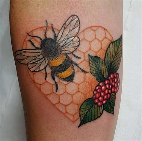 41 Cute Bumble Bee Tattoo Ideas For Girls Stayglam