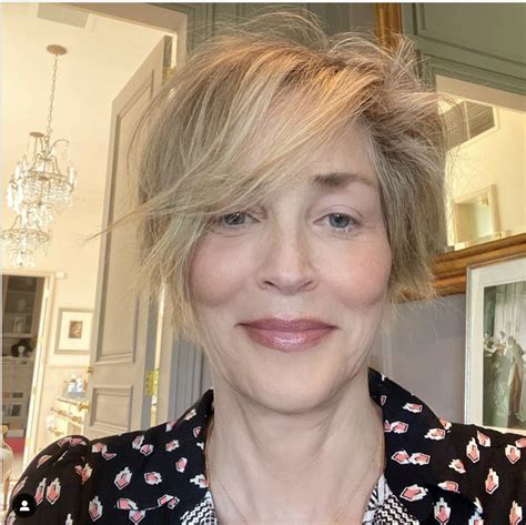 Sharon Stone 62 Looks Decades Younger In Wrinkle Free Selfie The Us