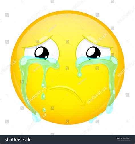 sad crying emoji bad emotion weeping stock vector shutterstock my xxx hot girl