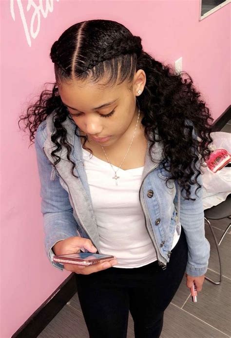 Baddie hairstyles teen hairstyles black girls hairstyles casual hairstyles braid hairstyles professional hairstyles laid edges curly hair in today's video i show you guys my edges tutorial and how i style my baby hair on natural hair! Pin by Sade. B on Braids style | Curly hair styles ...