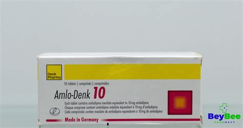 Amlo Denk 10mg Tablets Beybee Pharmacy