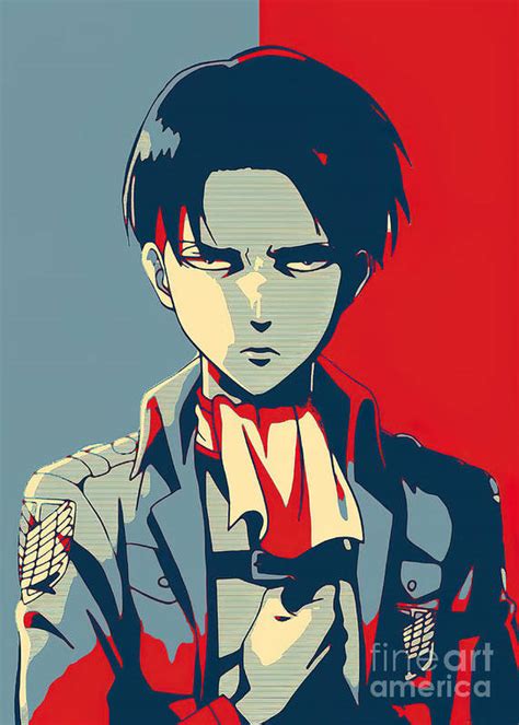 Levi Ackerman Aot Poster By Qreative Displate Levi