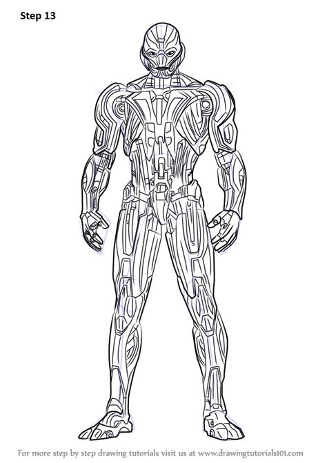 Drawings cartoon art styles art poses sketches funny drawings drawing expressions art drawings sketches anime drawings buttcap: Learn How to Draw Ultron (Marvel Comics) Step by Step ...