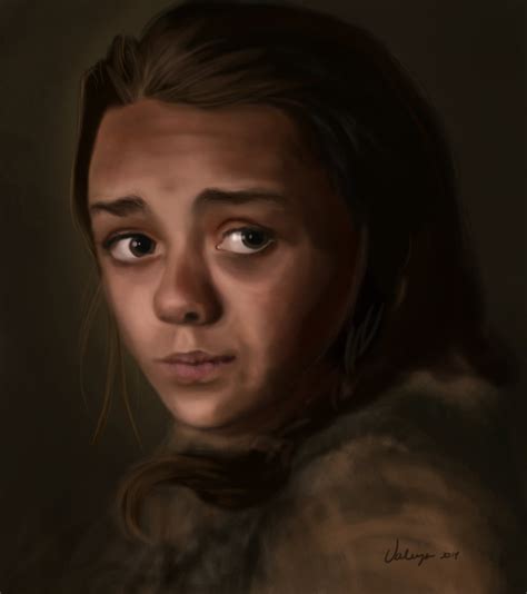 Arya Stark Game Of Thrones By Russianval On Deviantart