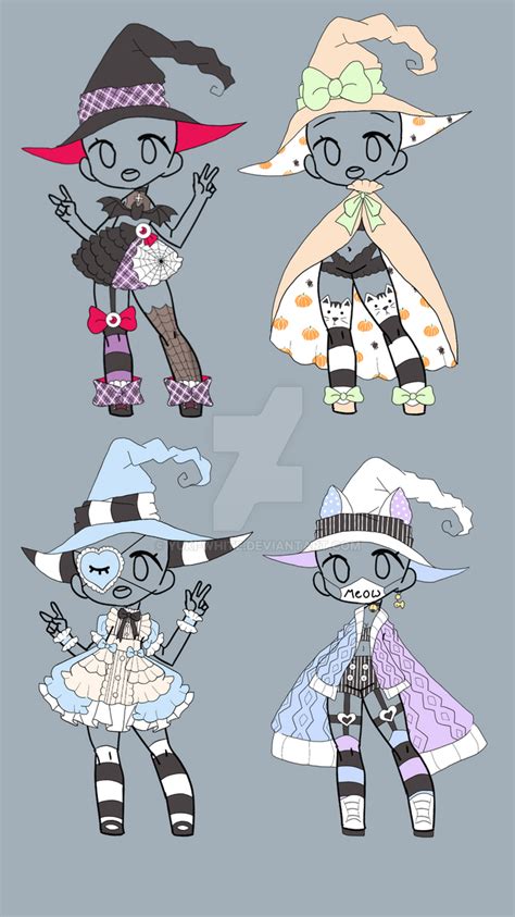 Witch Outfit Adopt Closed By Yuki White On Deviantart