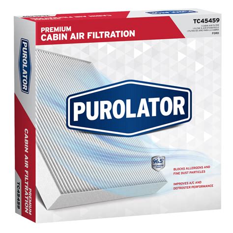 Purolator Cabin Air Filters Purolator® Cabin Air Filters