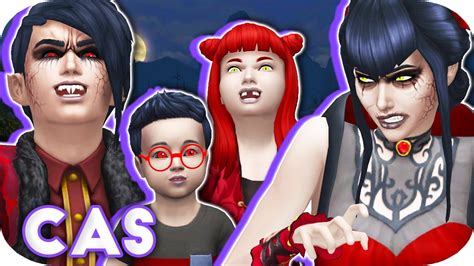 The Sims 4 Vampires🦇 Cas Overview Youtube