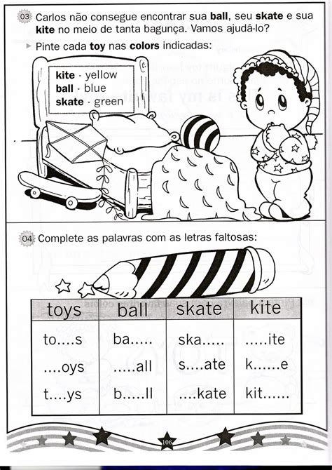 Atividades De Inglês Para Crianças