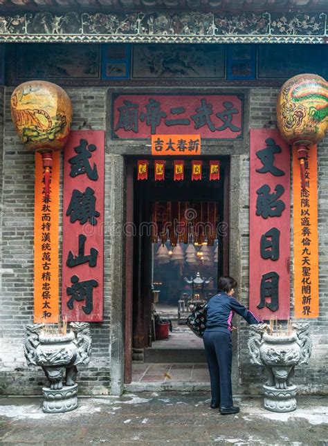 Lin fa kung (literally means temple of lotus) in tai hang was protected as declared monument in 2014. Man Mo Temple, Hong Kong editorial stock photo. Image of ...