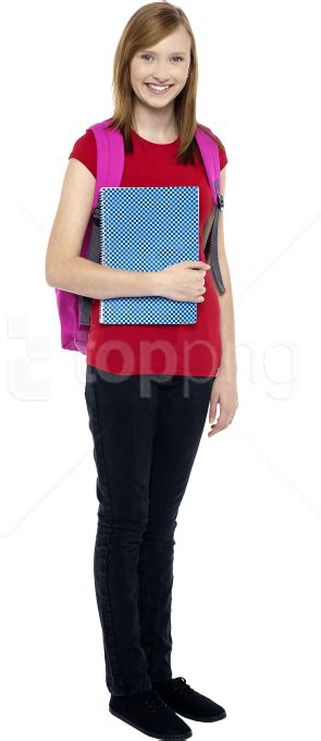 Download Hd Free Png Young Girl Student Png Images Transparent Carnet