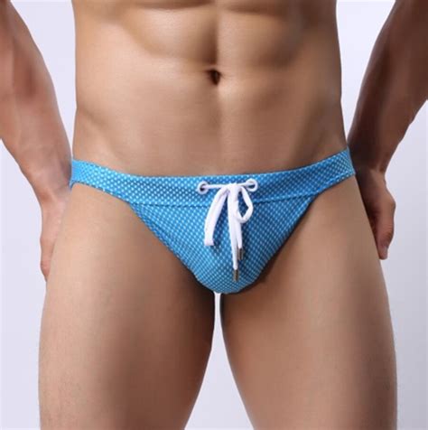 Buy New Mens Bikini Underwear Breathable Nylon Briefs