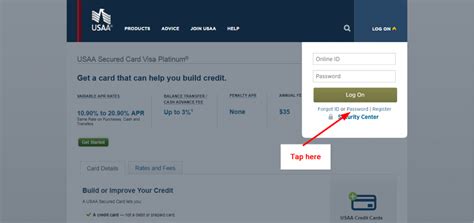 Usaa Secured Card Visa Platinum Card Online Login Cc Bank