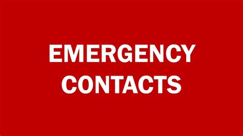 Emergency Contacts City Of Moreton Bay