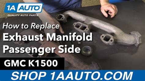How To Replace Passenger Exhaust Manifold 1996 97 Gmc K1500 1a Auto