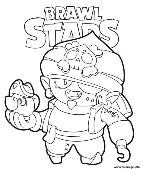 Coloriage de brawl stars à imprimer et colorier. dessin à imprimer: Dessin Brawl Stars A Imprimer