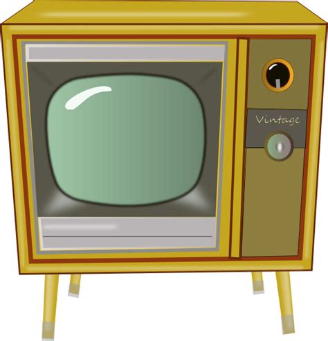 Vintage Tv Clip Art At Vector Clip Art Online Royalty Free