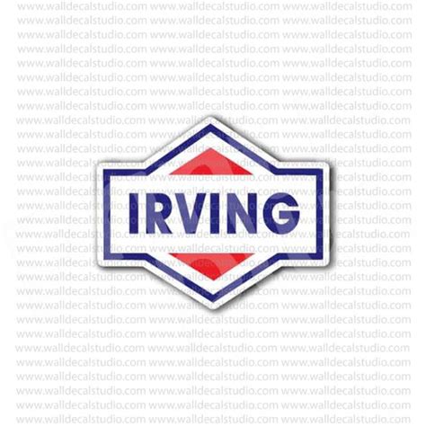 Irving Oil Gas Gasoline Pump Station Sticker Irving Oil Stickers