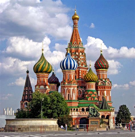 St Basil’s Cathedral The Masterpiece Landmark For Russia Travel Tourism And Landscapes