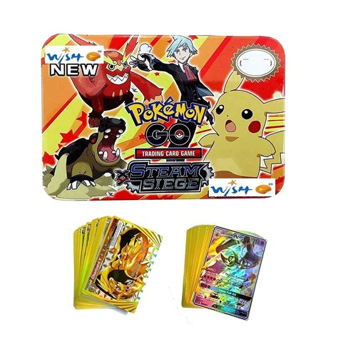 Buy Wishkey Steam Siege Series Trading Card Game With Metal Box For