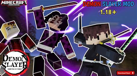 √demon Slayer Mod Minecraft Pe 118 Demon Slayer Addon Minecraft Pe