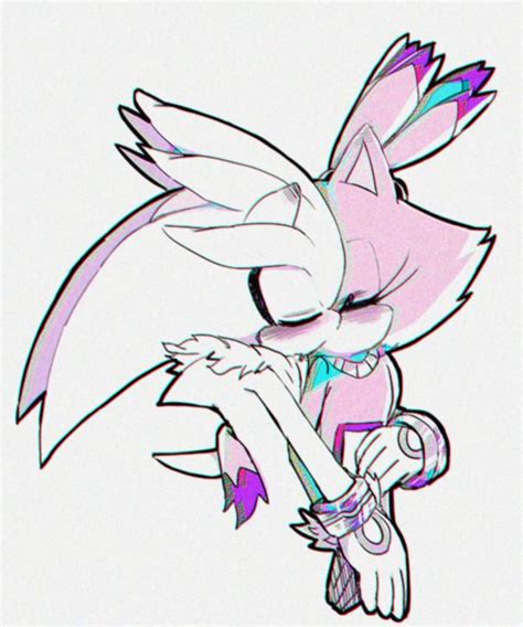 Silver And Blaze Kissing Silver The Hedgehog Sonic And Shadow Sonic