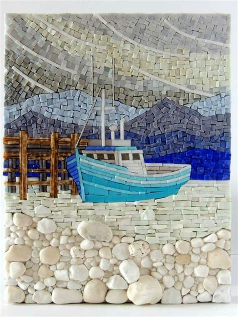 1000 Images About Mosaic Seascapes On Pinterest Mosaic Wall Beach