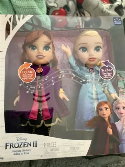 DISNEY FROZEN Elsa And Anna Singing Babes Interactive Doll Set NEW SEALED PicClick