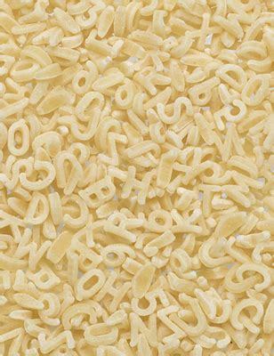 You can serve la moderna pasta to children and arrange the letters to help them learn . Italian Childrens Pasta - Alfabeto (little alphabet ...