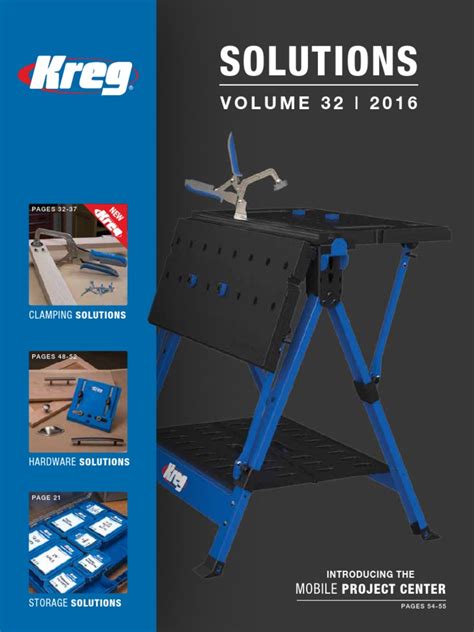 Kreg Catalog Vol 32 Woodworking Tools