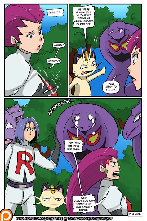 Rule 34 Arbok Big Breasts Breasts Clothed Clothing Comic Cum Dialogue