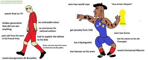 The Belgian virgin vs the French Chad | Troll Football