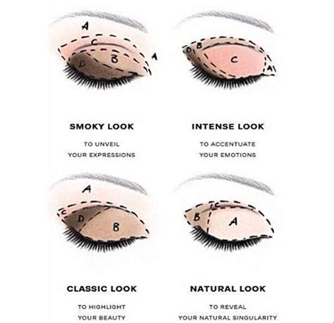 Super Easy And Simple Eyeshadow Diagram Simple Eye Makeup Makeup