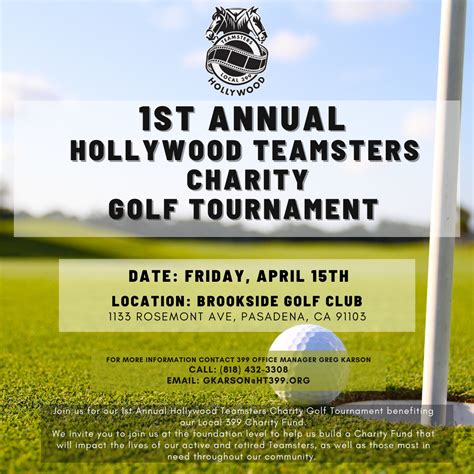 1st Annual Hollywood Teamsters Charity Golf Tournament