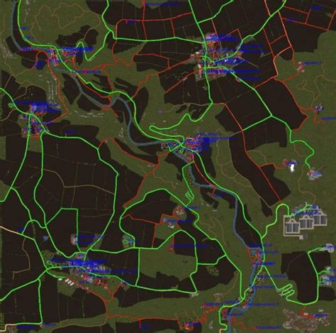 Autodrive Kurse für Hopfach Map v1 1 FS19 Landwirtschafts Simulator