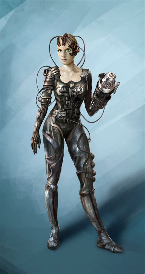 Artstation Borg Lady Gabriela Shelkalina Star Trek Borg Star Trek